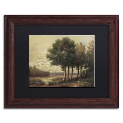 Daniel Moises 'Tranquility' Matted Framed Art