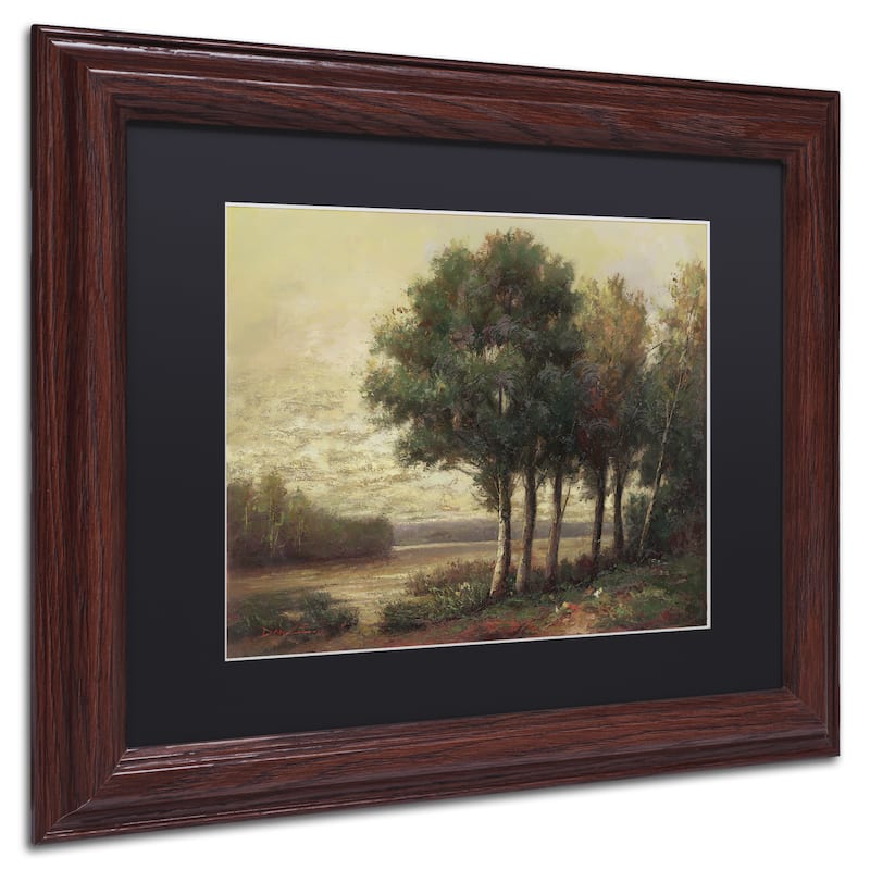 Daniel Moises 'Tranquility' Matted Framed Art