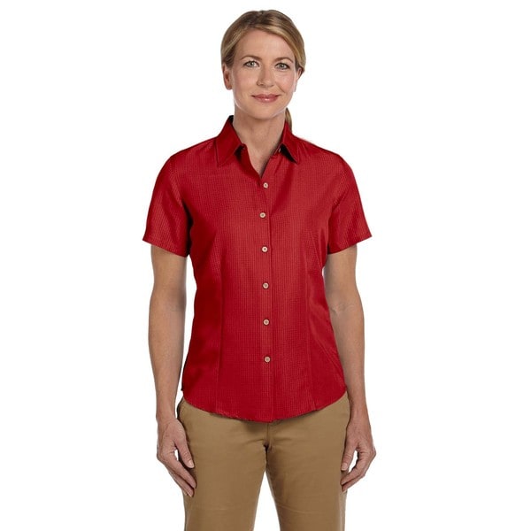 size small apple red button up dress shirt women size small apple red button up dress shirt women