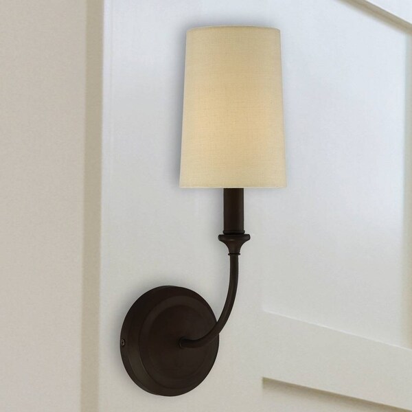 shop 1 light dark bronze wall sconce w shade sale free shipping today overstock 12304656 shop 1 light dark bronze wall sconce w shade sale free shipping today overstock 12304656
