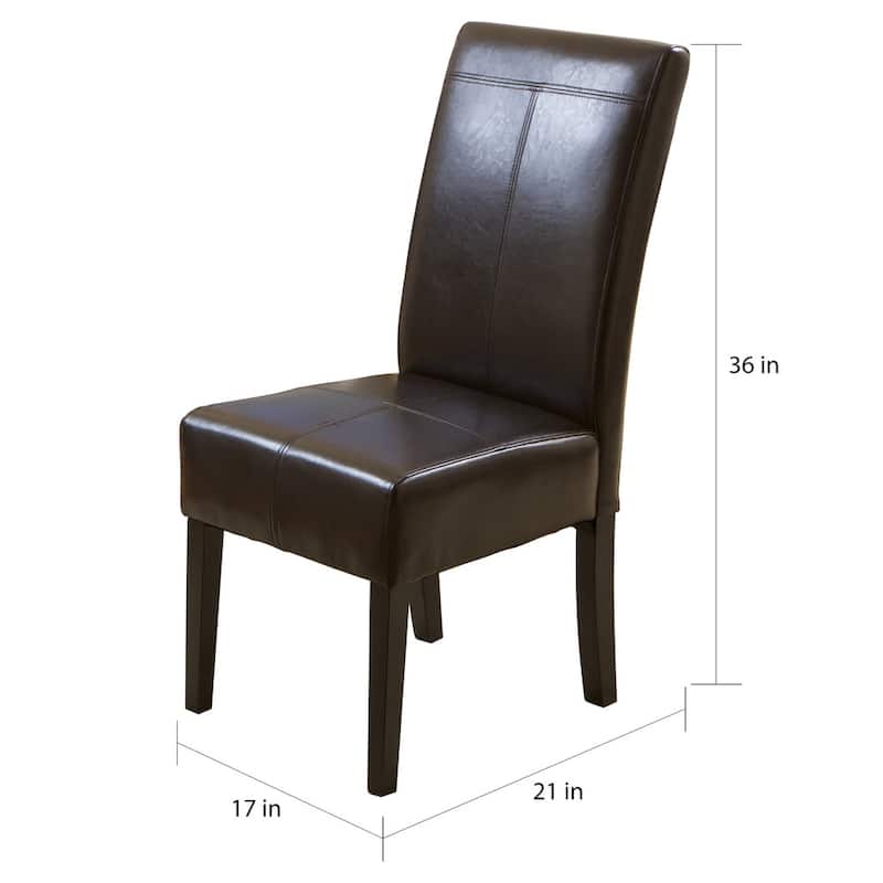 Pertica Upholstered T-Stitch Dining Chairs (Set of 6) by Christopher Knight Home