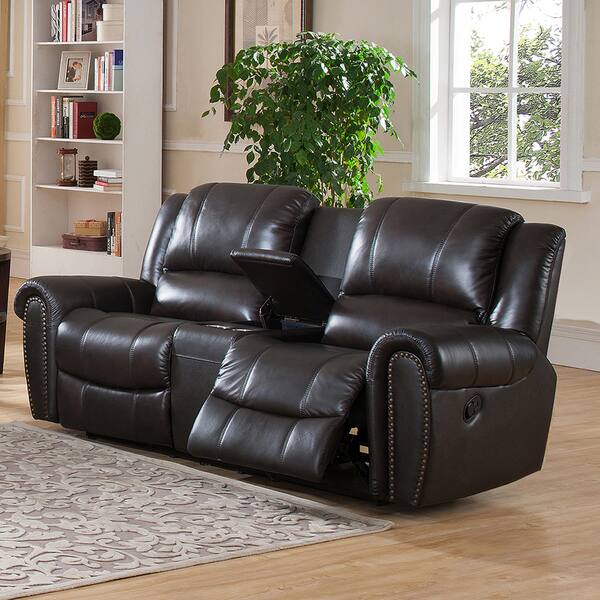 Shop Charlotte Leather Reclining Sofa And Loveseat Set