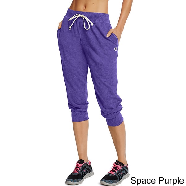 Champion Women's French Terry Jogger Capris - Overstock - 12305088