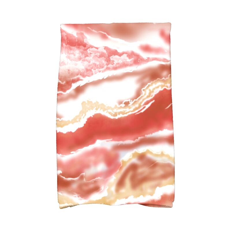 18 x 30-inch Remolina Geometric Print Kitchen Towel - Orange