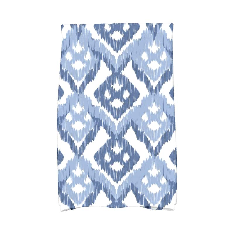 18 x 30-inch Hipster Geometric Print Kitchen Towel - Blue