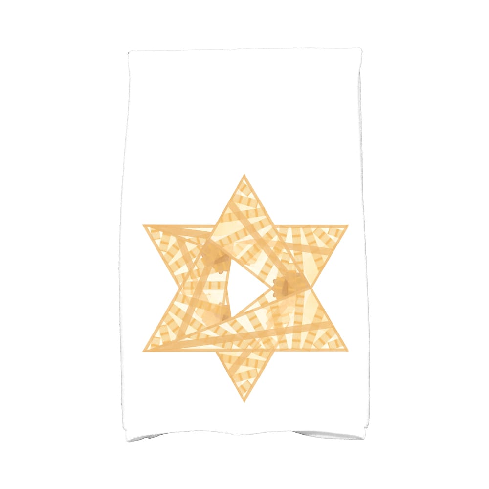 18 x 30-inch Star Mosaic Holiday Geometric Print Kitchen Towel
