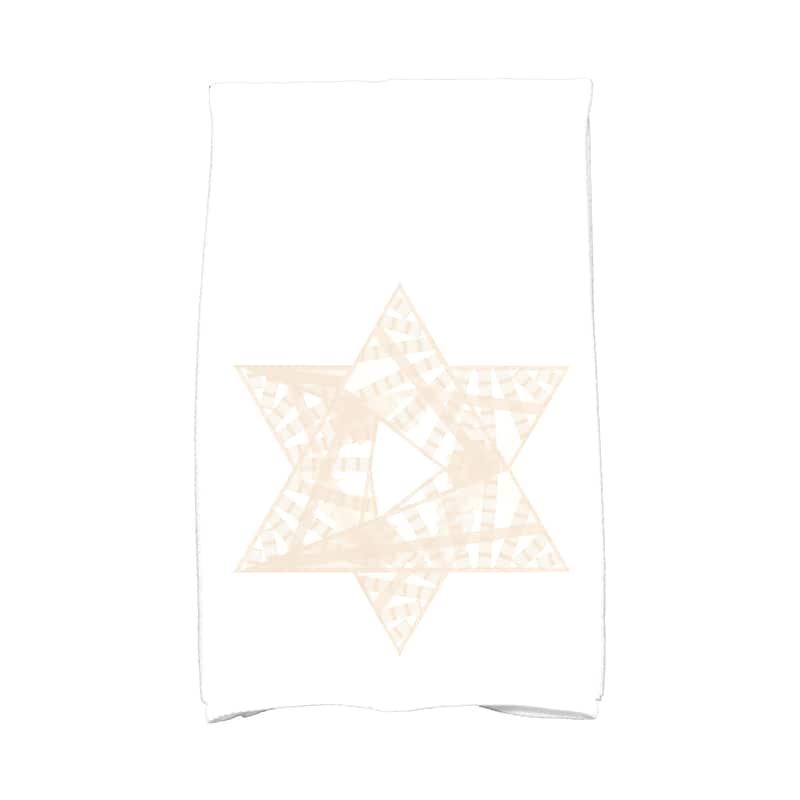 18 x 30-inch Star Mosaic Holiday Geometric Print Kitchen Towel