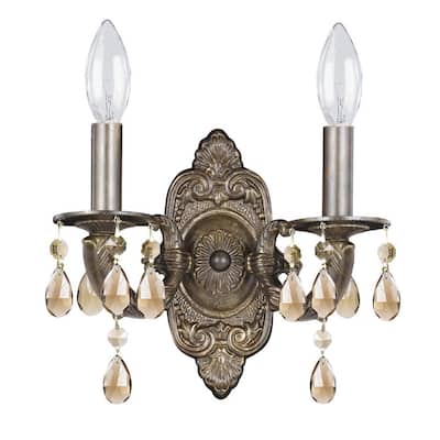 Paris Market 2-light Venetian Bronze Wall Sconce