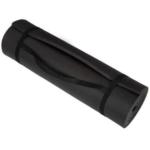 Wakeman Fitness Extra Thick Foam Exercise Mat - 72" x 24" x 0.50"
