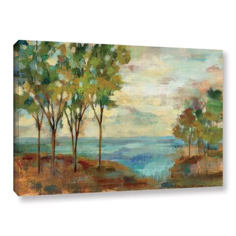 Silvia Vassileva's 'View of the Lake' Gallery Wrapped Canvas