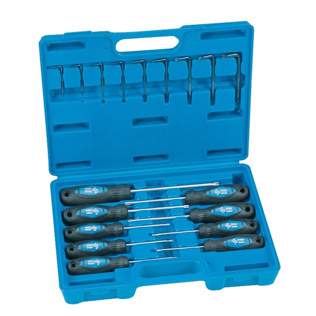 18-piece Tamper-proof Tool Set - Black
