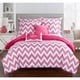 Chic Home Foxville Fuchsia 9-Piece Bed in a Bag with Sheet Set - Bed ...