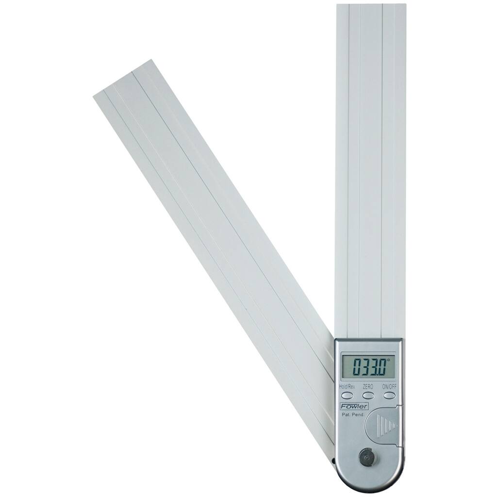 Fowler Digi-Pro Silver Electronic Protractor