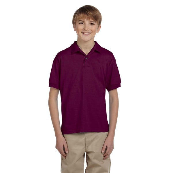 maroon color polo shirt