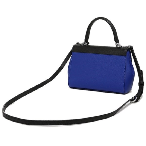 blue and black michael kors bag