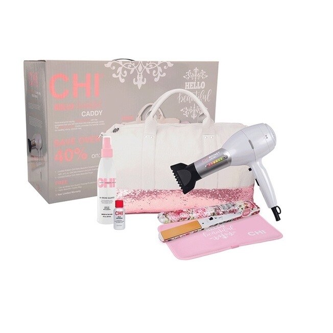 Shop Chi Hello Beautiful Rocket Hair Dryer And Flat Iron Set