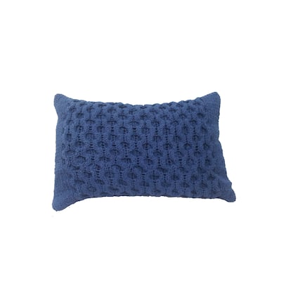 A&B Home Havy Handknit Cotton Throw Pillow