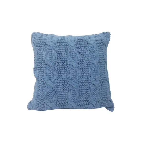 Cable knit 2024 throw pillow