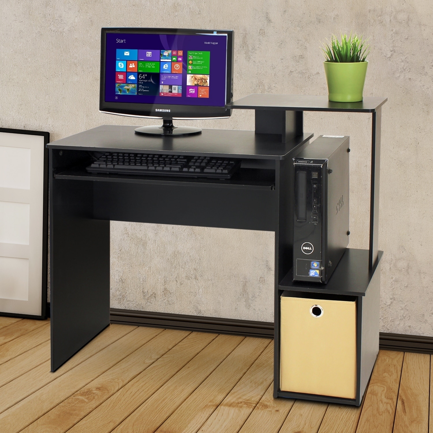 Shop Multipurpose Black Brown Home Office Computer Writing Desk