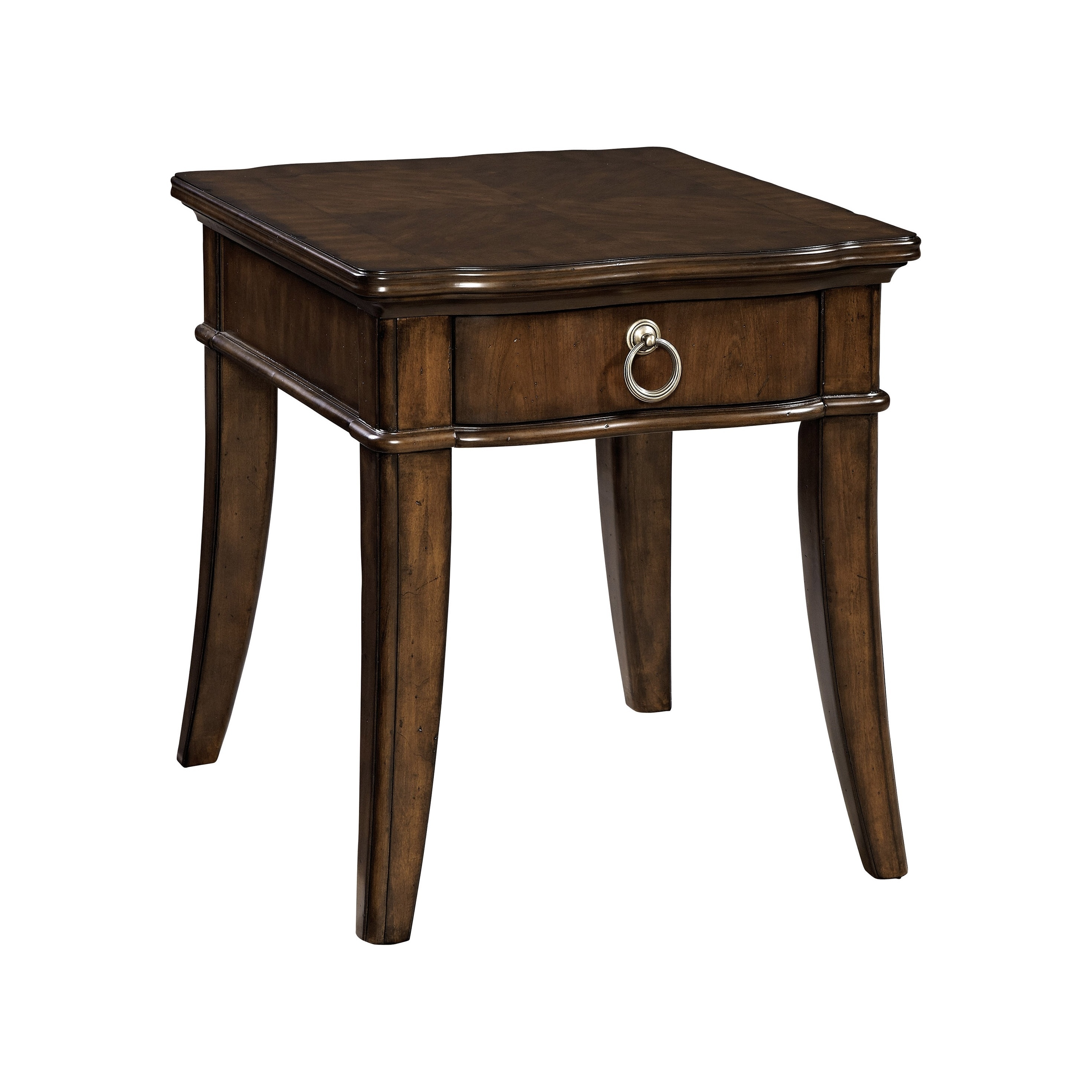 Broyhill Elaina Cherry Wood Single Drawer End Table Overstock 12309250
