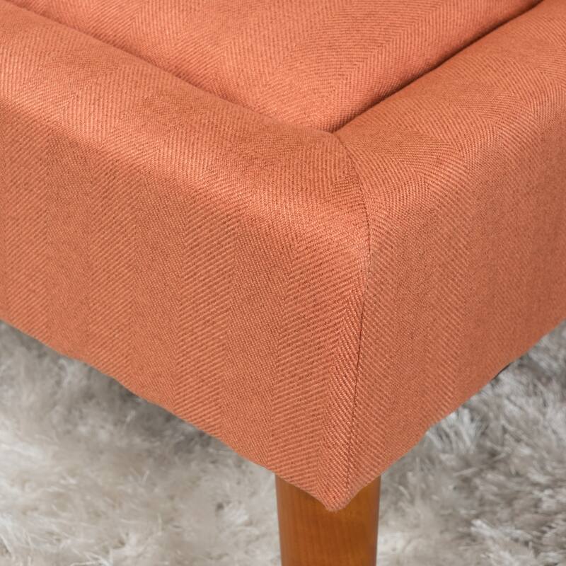 Williams Tufted Fabric Ottoman Bench by Christopher Knight Home