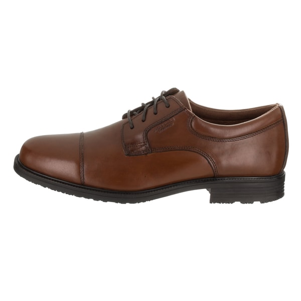 rockport essential details waterproof cap toe