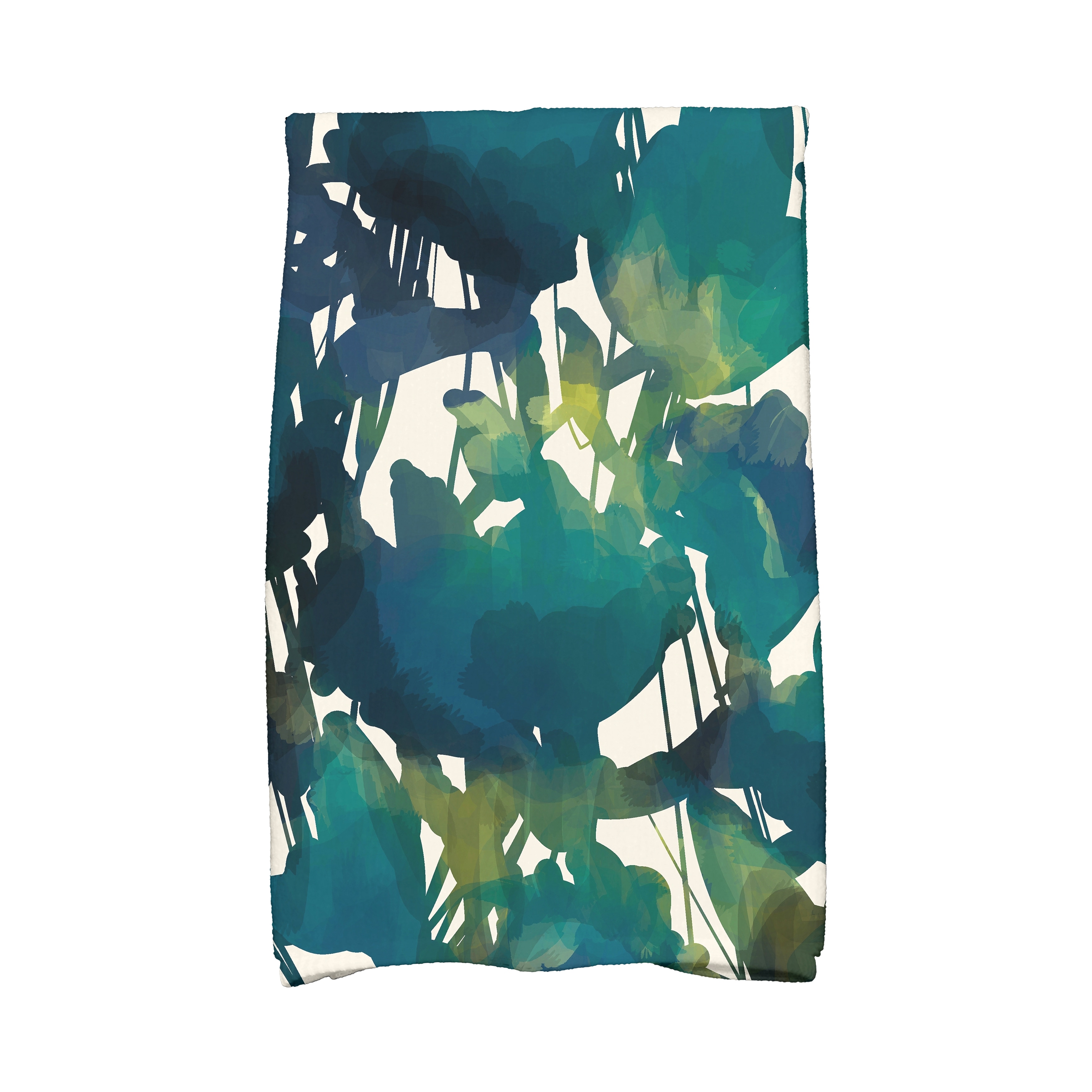 18 x 30-inch Abstract Floral Floral Print Hand Towel