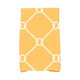 preview thumbnail 3 of 1, 18 x 30-inch Ahoy! Geometric Print Hand Towel Yellow