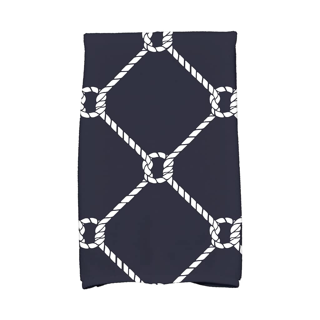 18 x 30-inch Ahoy! Geometric Print Hand Towel