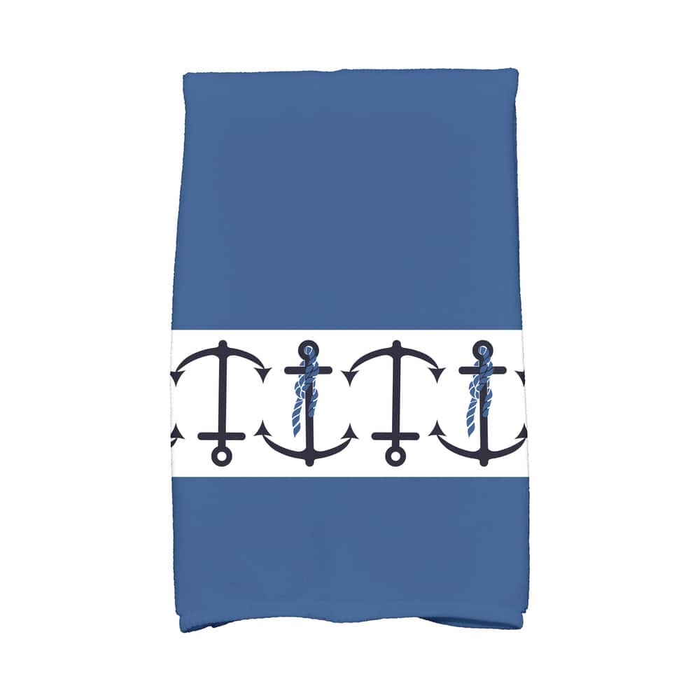 18 x 30-inch Anchor Stripe Stripe Print Hand Towel