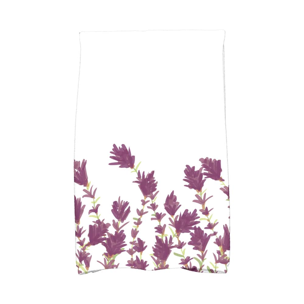 18 x 30-inch Floral Print Hand Towel