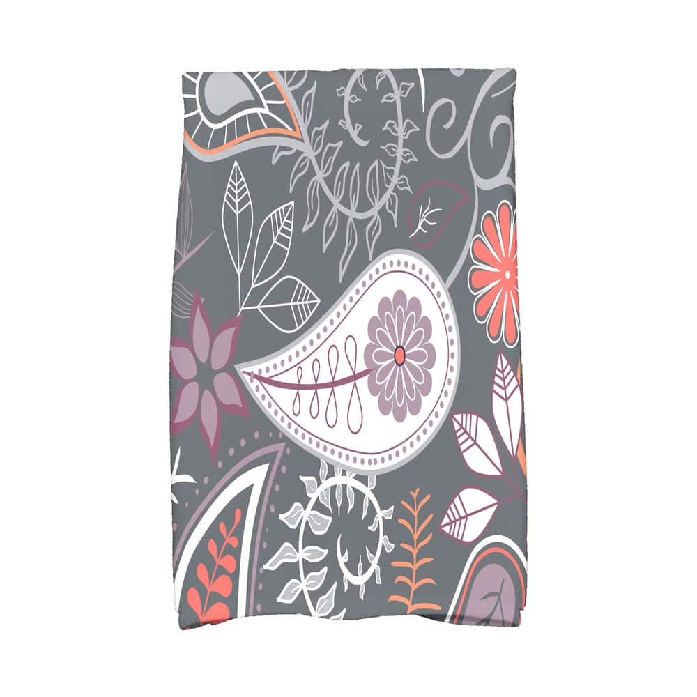 18 x 30-inch Paisley Floral Floral Print Hand Towel