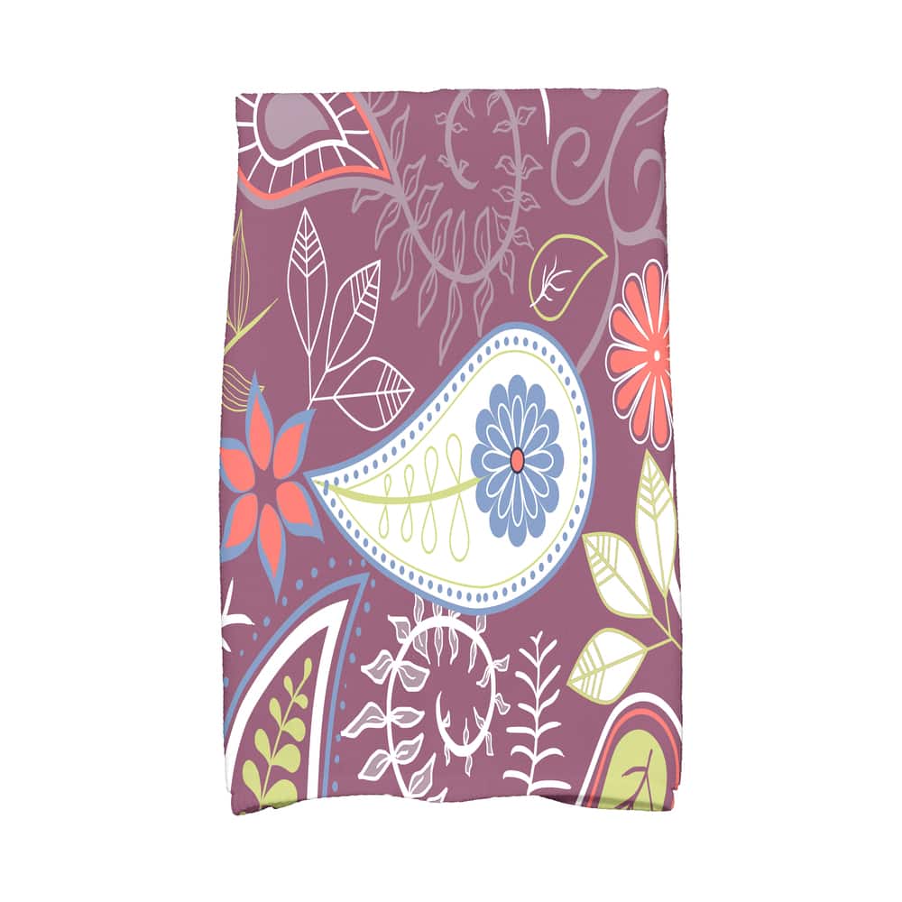 18 x 30-inch Paisley Floral Floral Print Hand Towel