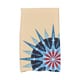 preview thumbnail 5 of 3, 18 x 30-inch Sailor's Delight Geometric Print Hand Towel Taupe