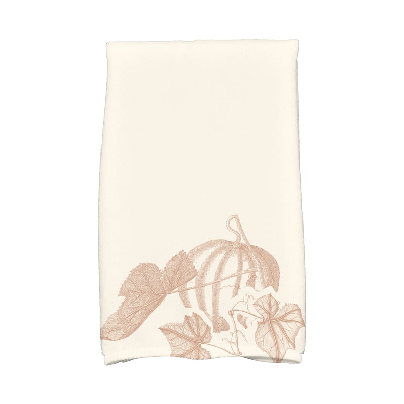 18 x 30-inch Stagecoach Holiday Floral Print Hand Towel - Brown