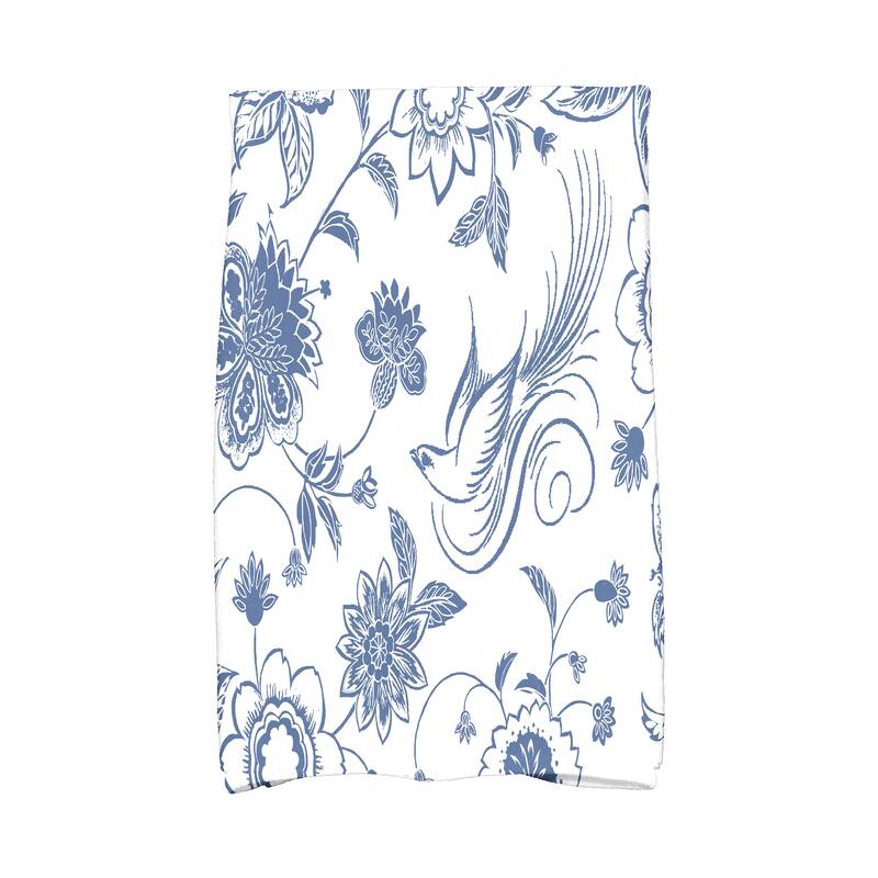 18 x 30-inch Traditional Bird Floral Floral Print Hand Towel