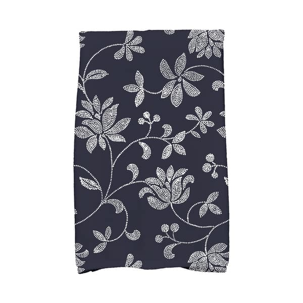 18 x 30-inch Traditional Floral Floral Print Hand Towel - Overstock ...