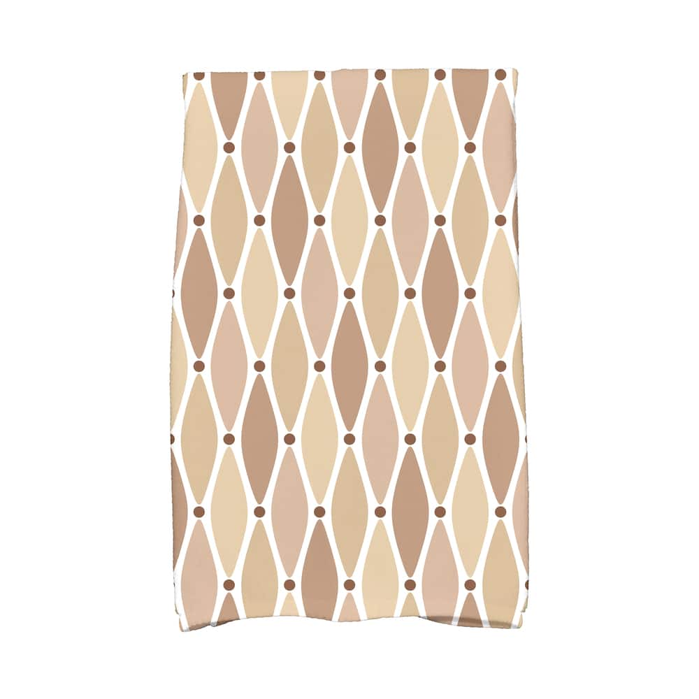 18 x 30-inch Wavy Geometric Print Hand Towel
