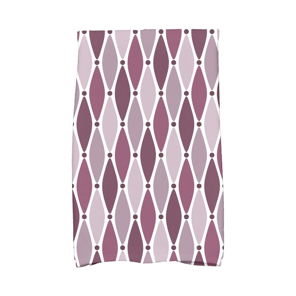 18 x 30-inch Wavy Geometric Print Hand Towel