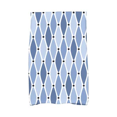 18 x 30-inch Wavy Geometric Print Hand Towel