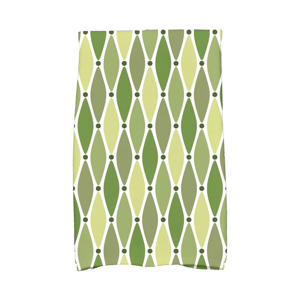 18 x 30-inch Wavy Geometric Print Hand Towel