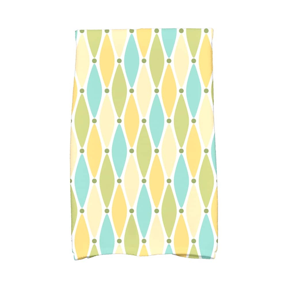 18 x 30-inch Wavy Splash Geometric Print Hand Towel