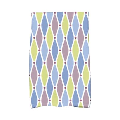 18 x 30-inch Wavy Splash Geometric Print Hand Towel