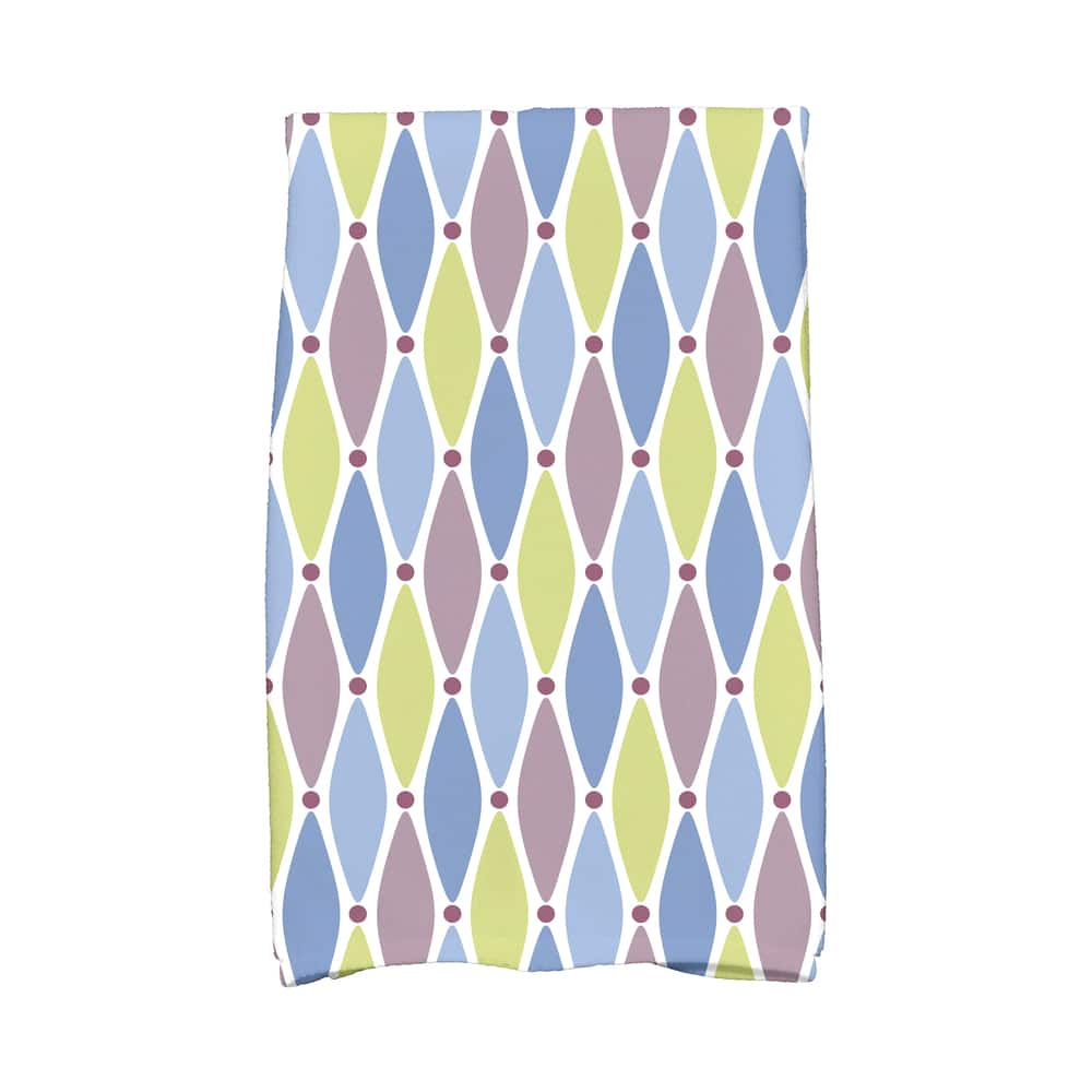 18 x 30-inch Wavy Splash Geometric Print Hand Towel