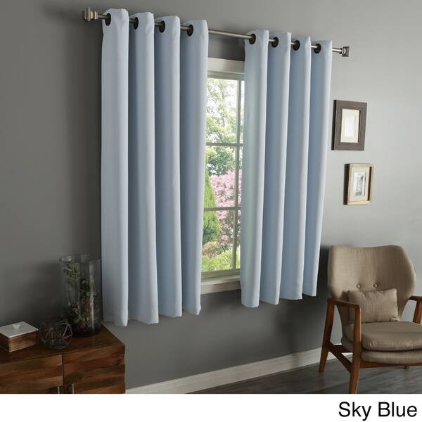 Shop Aurora Home 54 Inch Thermal Insulated Blackout Grommet Top