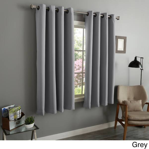Shop Aurora Home 54 Inch Thermal Insulated Blackout Grommet Top