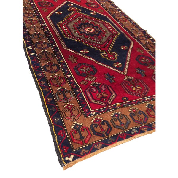 Woven Rug, Red/Multicolor, 4' x hot 6'