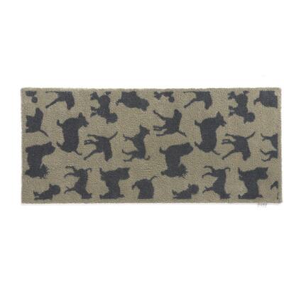 Hug Rug Eco-Friendly Dirt Trapper Dog Themed Washable Runner Rug (2' x 5') - 2' x 5'