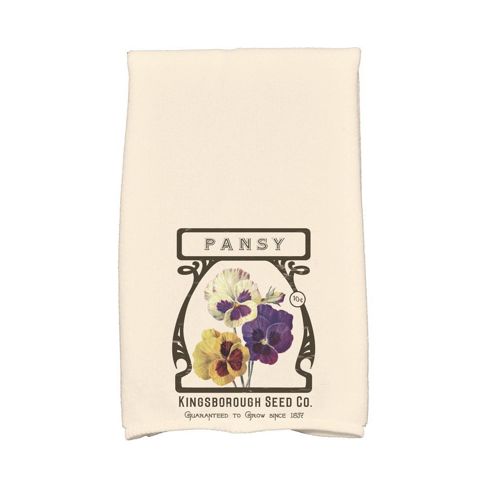 SET 2 KITCHEN TOWELS FLOWERS - CFT0062-FLVA