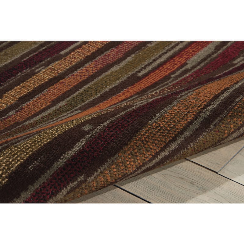 Nourison Paramount Contemporary Stripes Area Rug